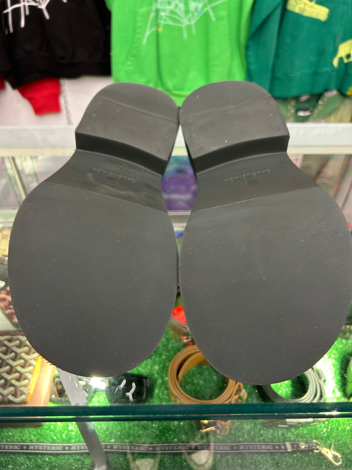 BALENCIAGA STEROID DERBY GREEN (PRE-OWNED NO BOX)