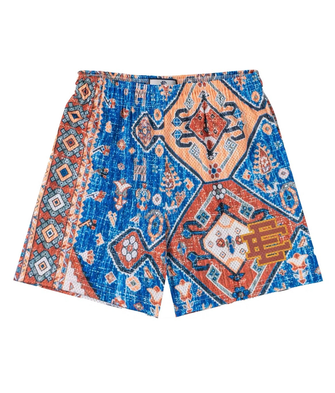 ERIC EMANUEL EE BASIC CORE RUG PRINT SHORTS (PRE-OWNED)