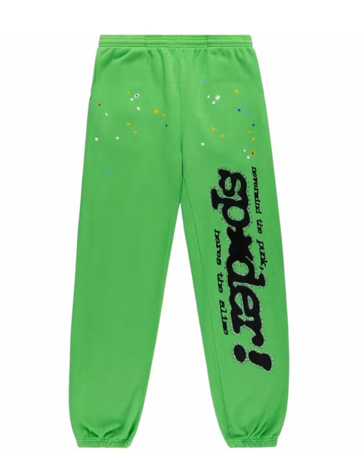 SP5DER RHINESTONE SWEATPANTS PUNK V2 (BRAND NEW)