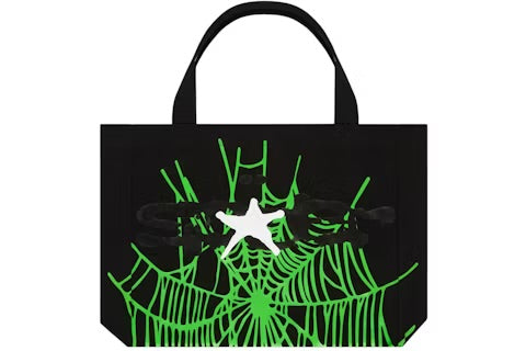 SP5DER BLACK GREEN TOTE BAG (BRAND NEW)
