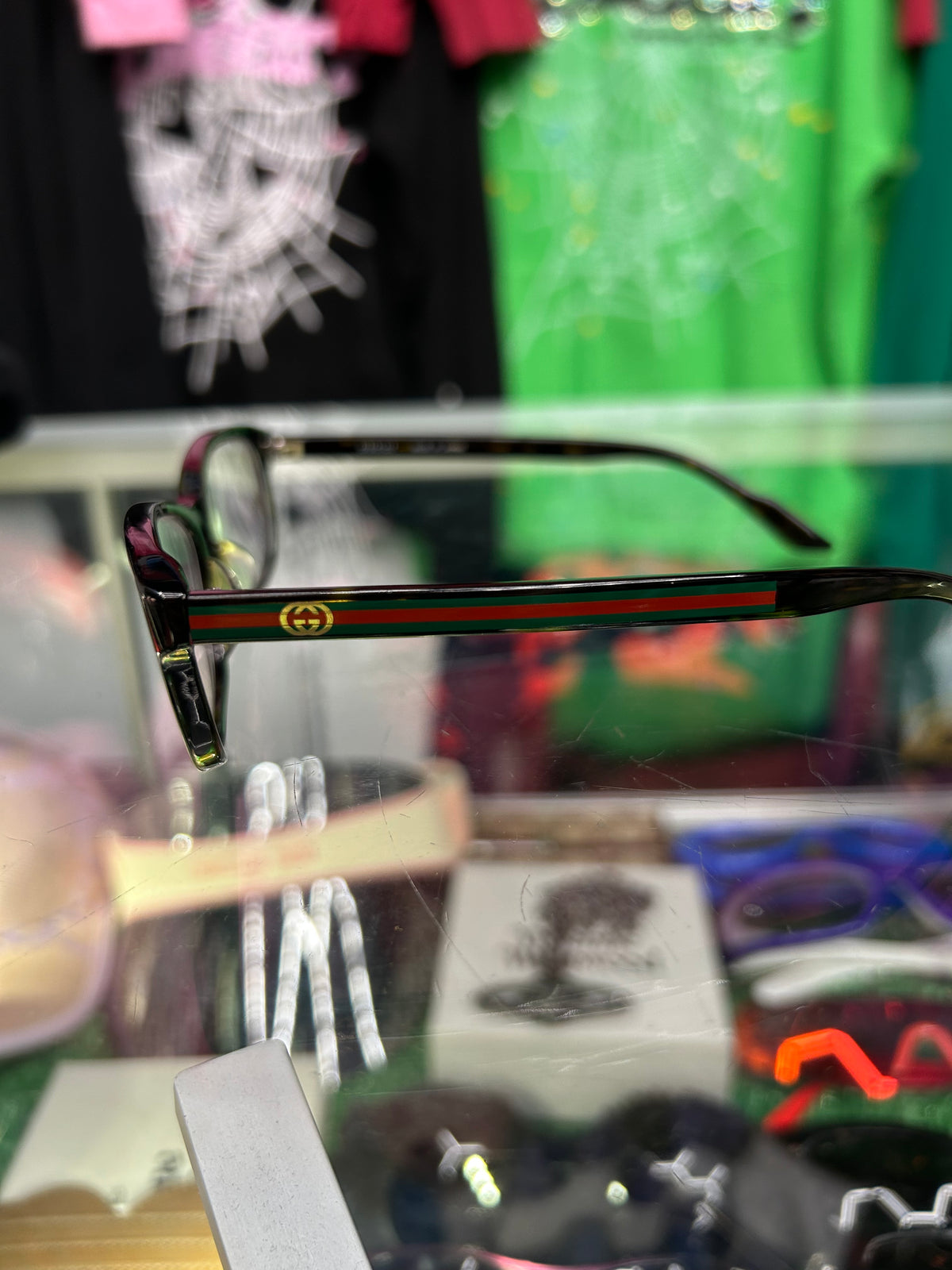 GUCCI ACE GLASSES (PRE-OWNED W/ BOX)