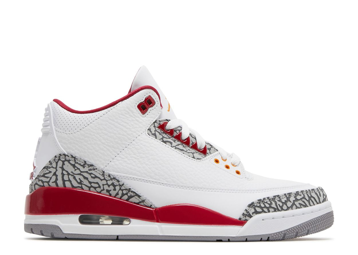 JORDAN 3 CARDINAL RED (BRAND NEW)