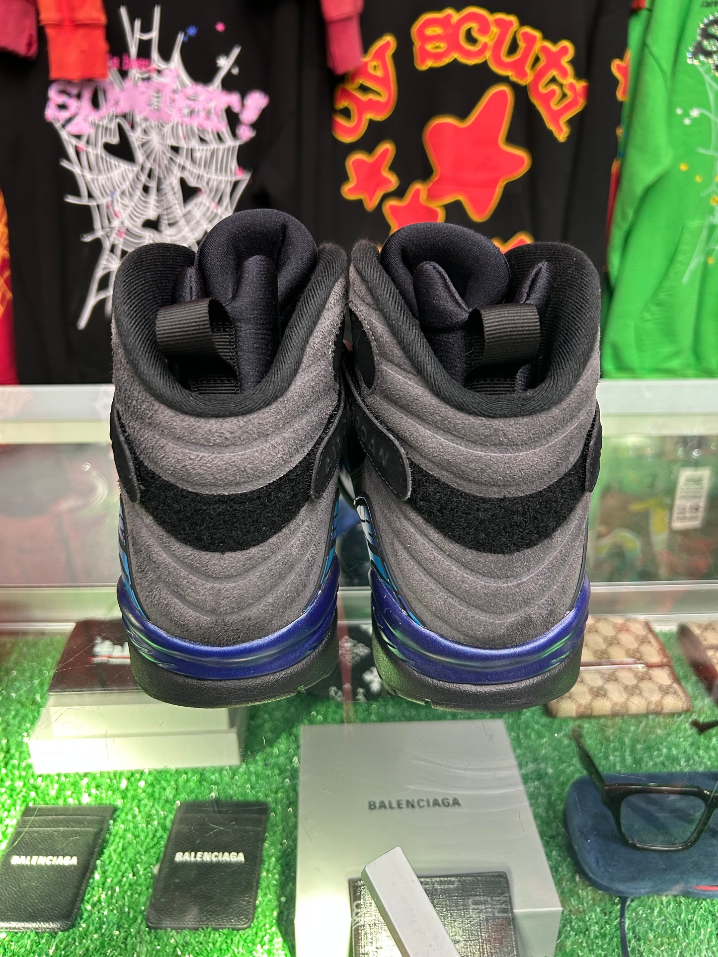 JORDAN 8 AQUA (PRE-OWNED W/ BOX)
