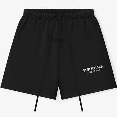 ESSENTIALS BLACK SWEATSHORTS (BRAND NEW)