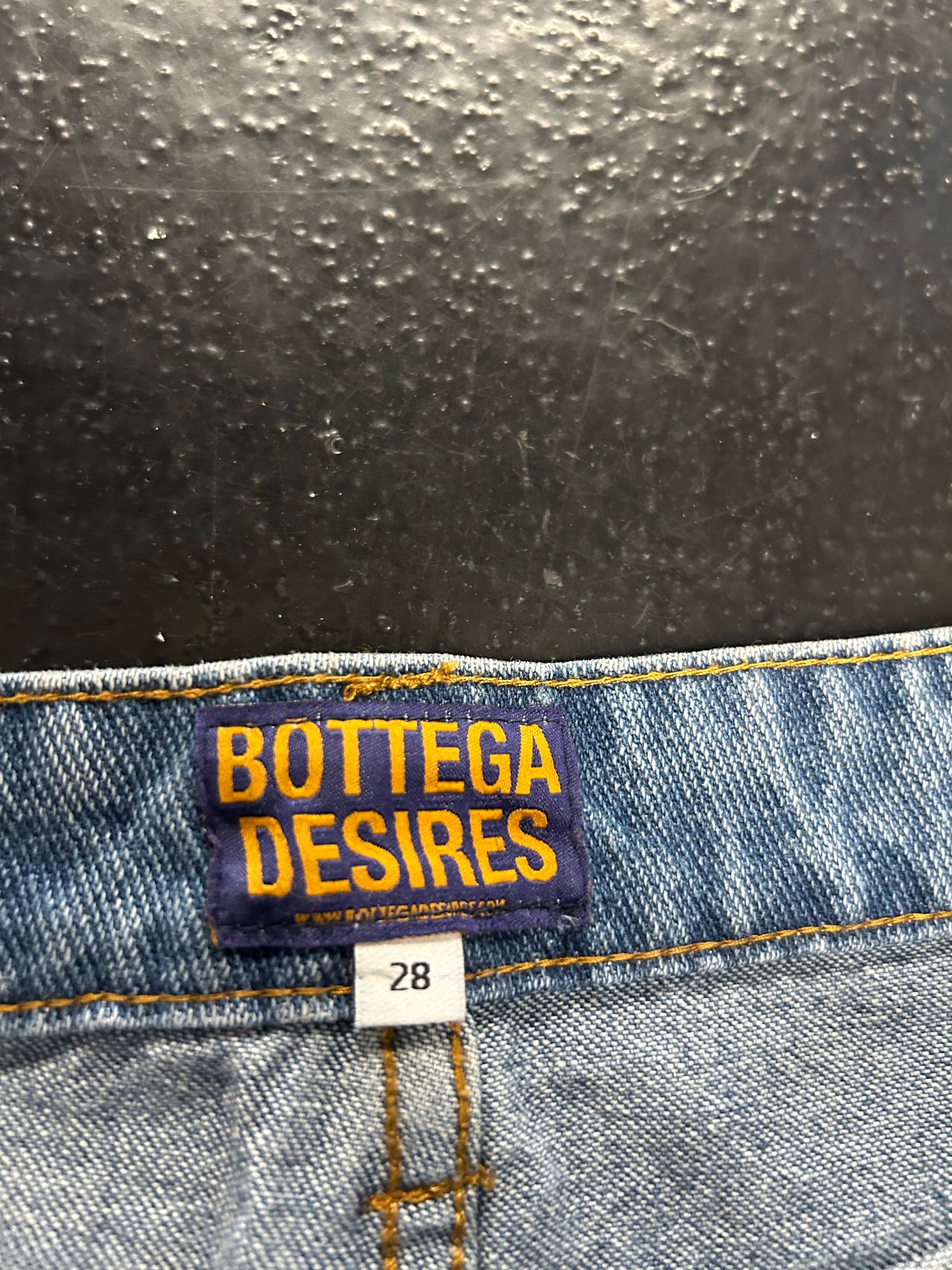 BOTTEGA DESIRES HOLY GRAIL DENIM JEANS “SIZE 28”  (BRAND NEW)