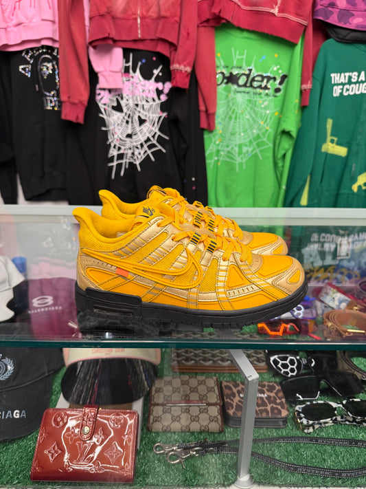 DUNK LOW OFF-WHITE RUBBER DUNK UNIVERSITY GOLD (PRE-OWNED NO BOX W/ ZIPTIE)