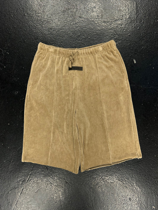 ESSENTIALS CAMEL TAN SHORTS (BRAND NEW)
