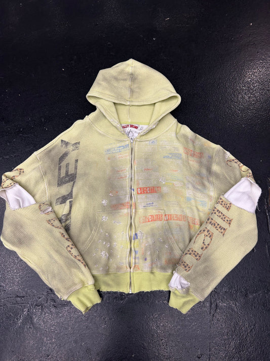 VALE VALLEY GLITCH ZIP-UP “HACK GREEN” (PRE-OWNED)