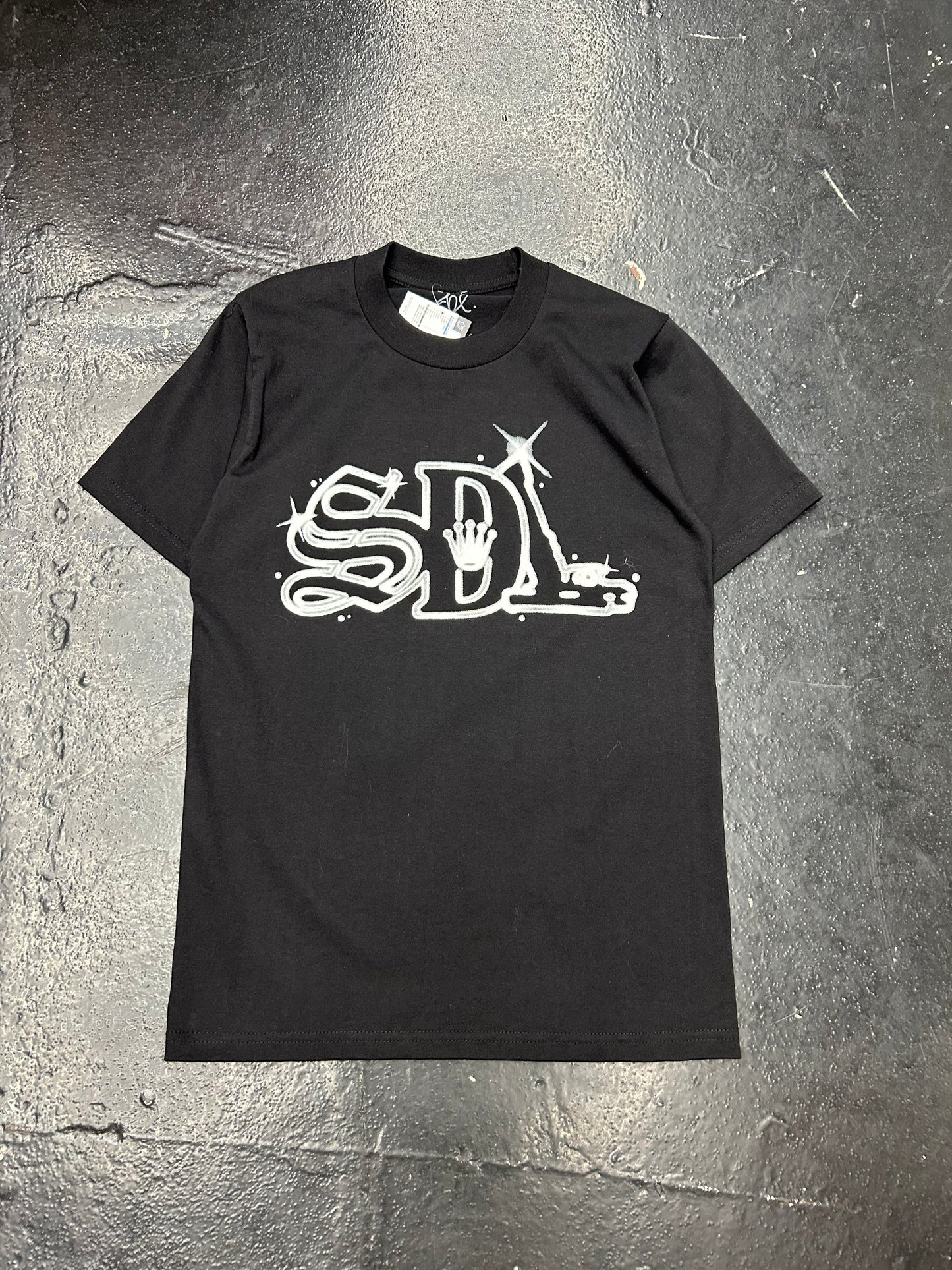 SDL BLACK/ WHITE ROLEX TEE (BRAND NEW)