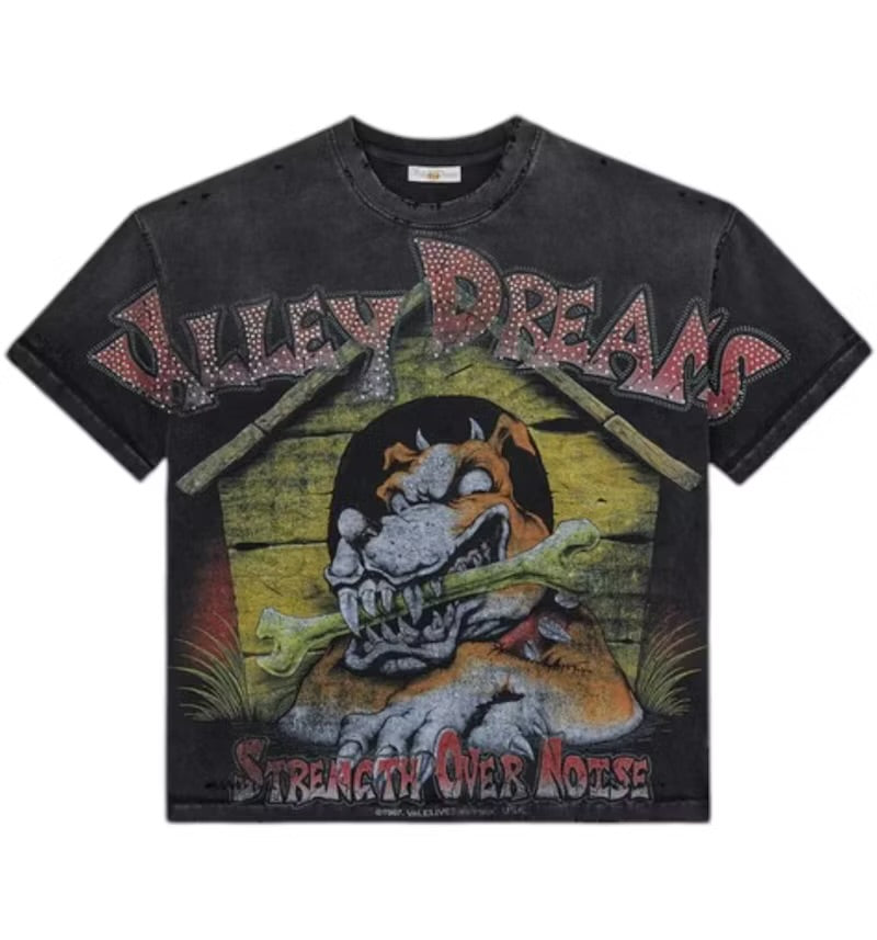 VALE FOREVER DOGHOUSE BLING BLACK TEE (BRAND NEW)
