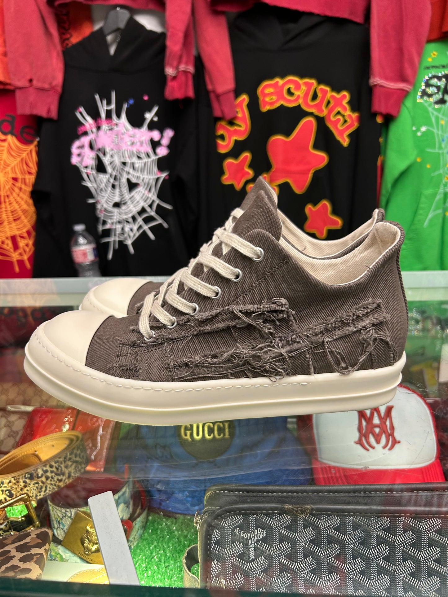 RICK OWENS DRKSHDW SCARPE DENIM LOW (PRE-OWNED)