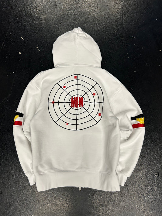 MURD333R FM WHITE ZIP-UP (PRE-OWNED)