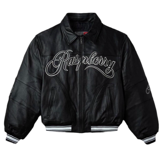 RASPERRY HILLS GV GALLERY LEATHER JACKET (BRAND NEW)