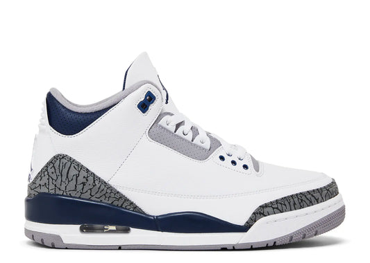 JORDAN 3 MIDNIGHT NAVY (PRE-OWNED W/ BOX)