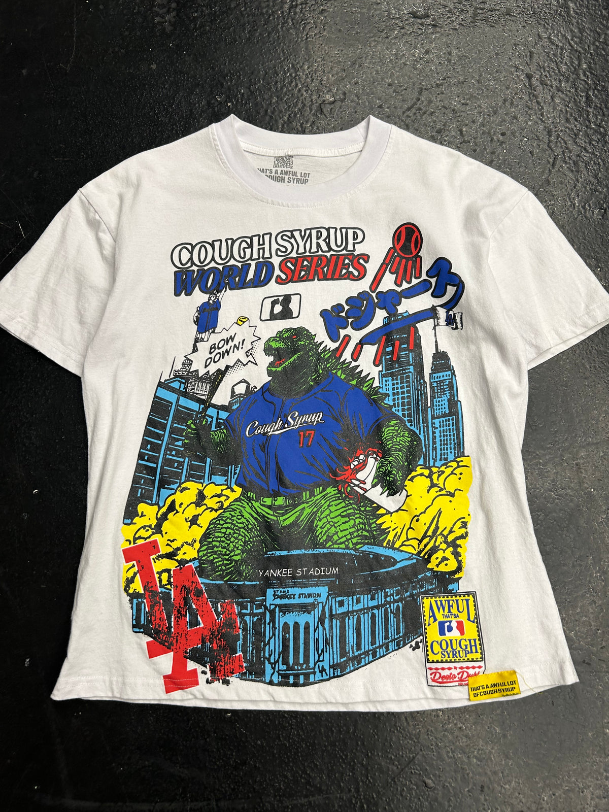THATS A AWFUL LOT OF COUGH SYRUP X LA DODGERS TEE (PRE-OWNED)