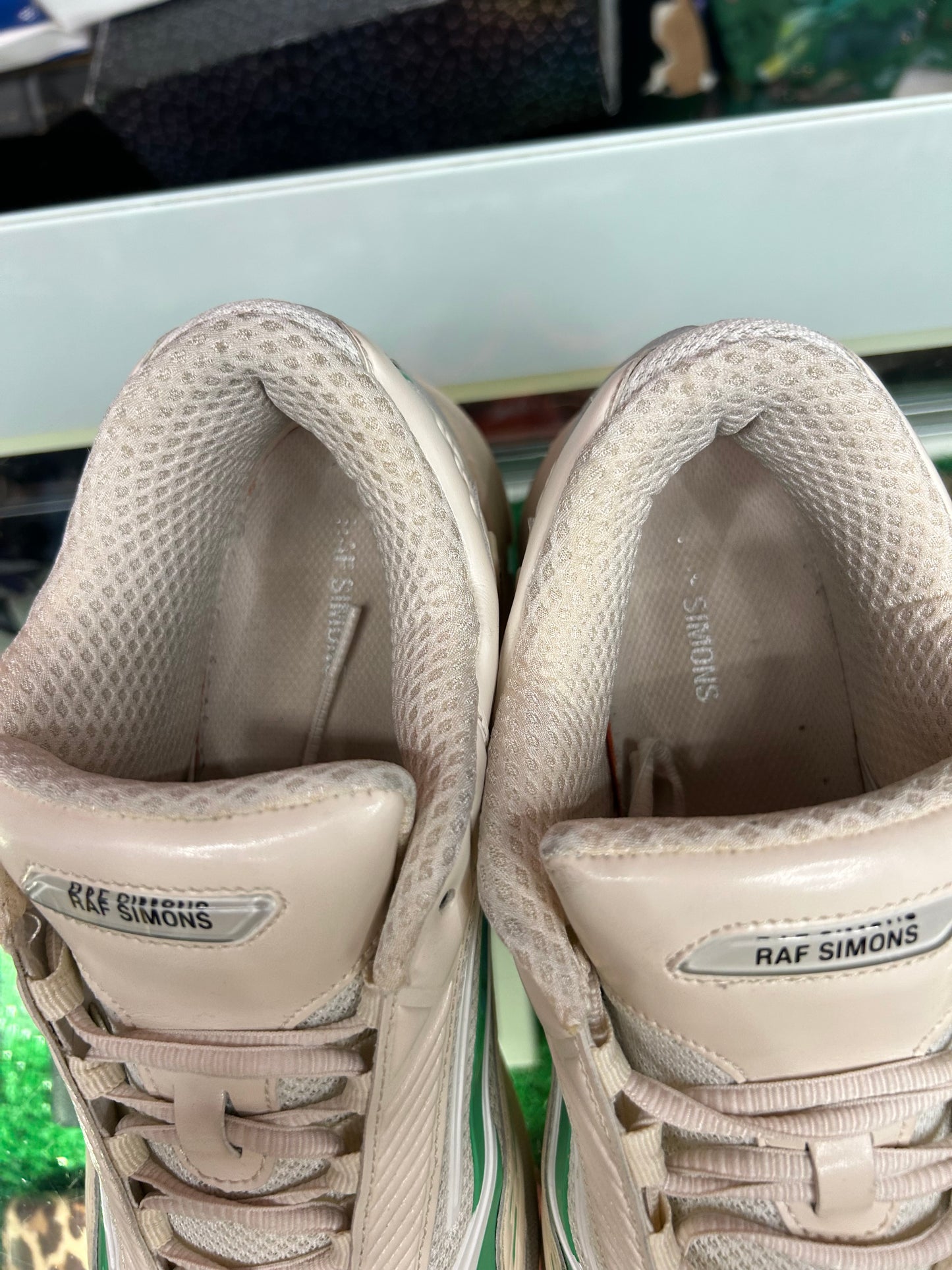RAF SIMONS ULTRASCEPTRE SNEAKER CREAM GREEN (PRE-OWMED W/ BOX)
