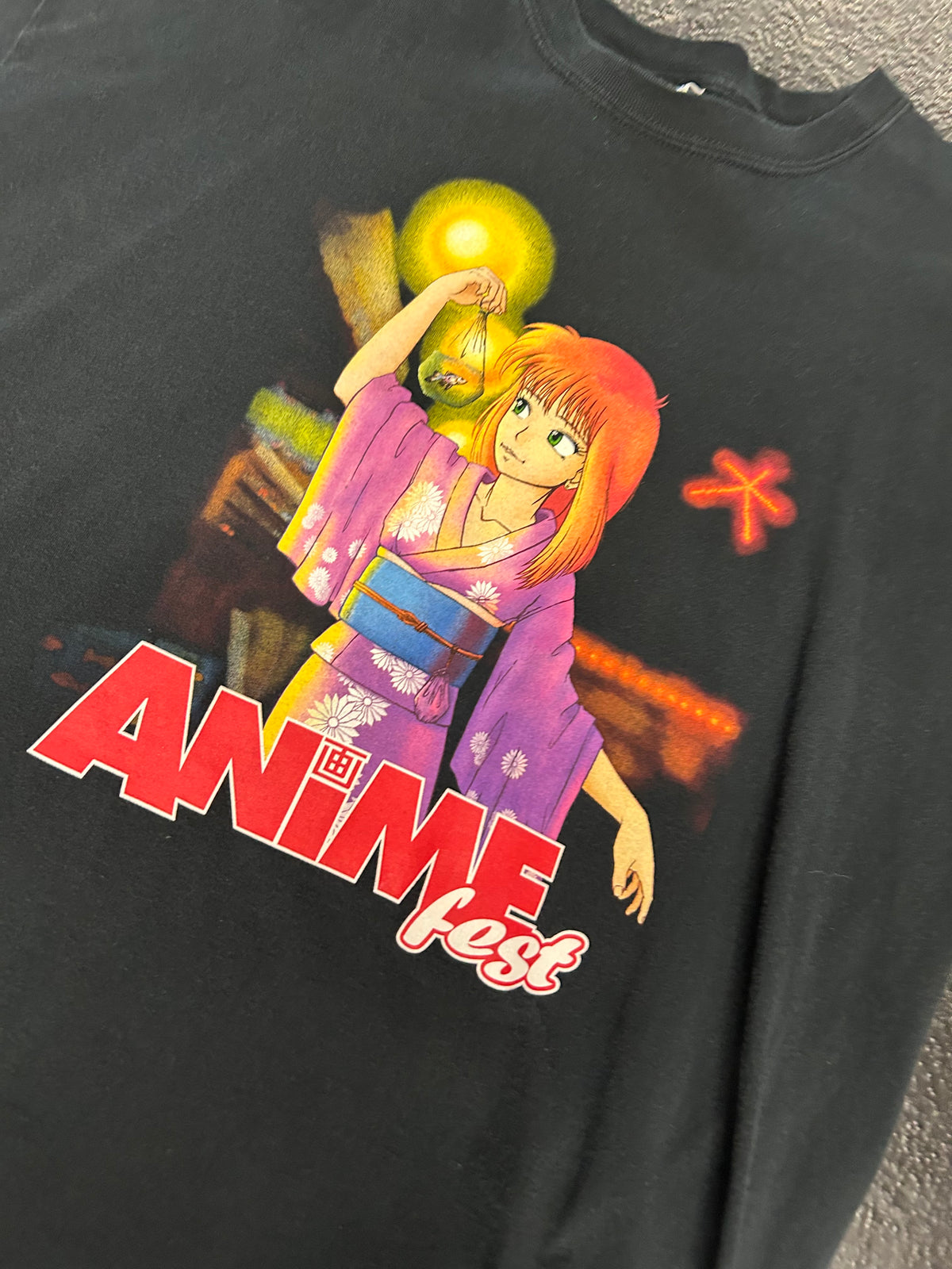 ANIME FEST 90s CONVENTION BLACK TEE