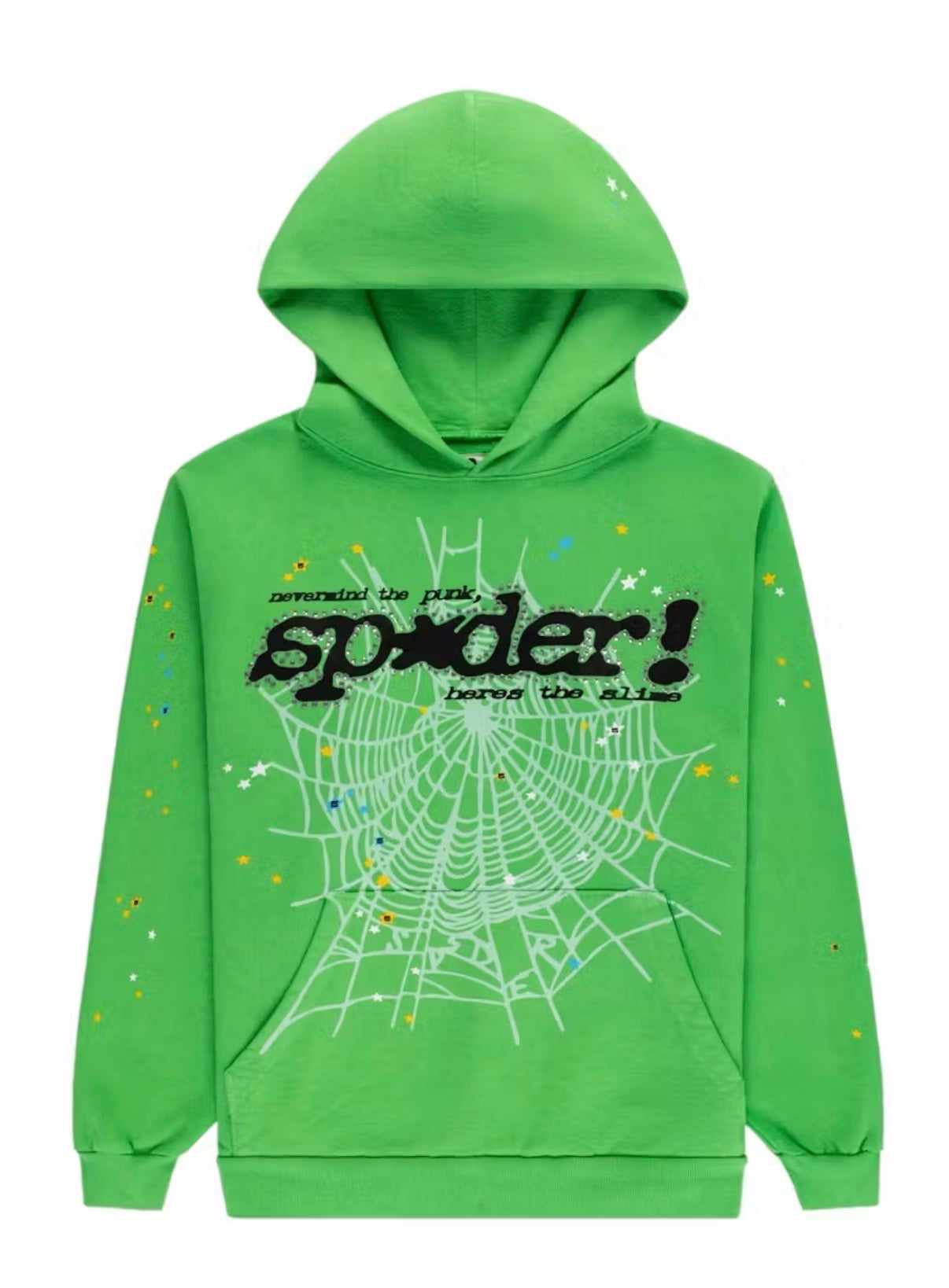 SP5DER RHINESTONE PUNK V2 HOODIE (BRAND NEW)