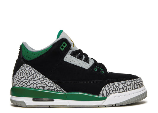 JORDAN 3 PINE GREEN GS (PREOWNED W/BOX)