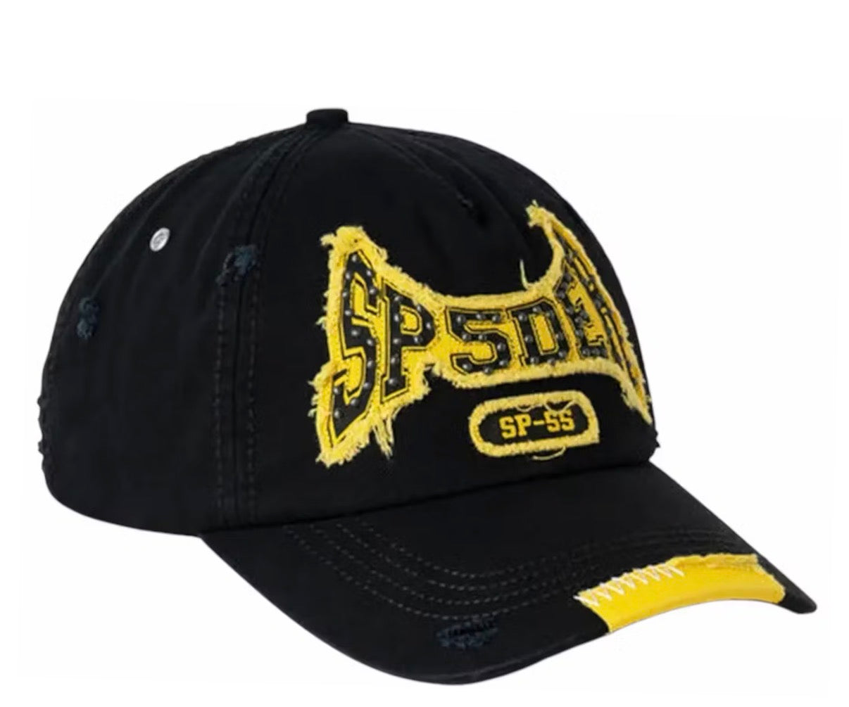 SP5DER T&F 6-PANEL BLACK (BRAND NEW)
