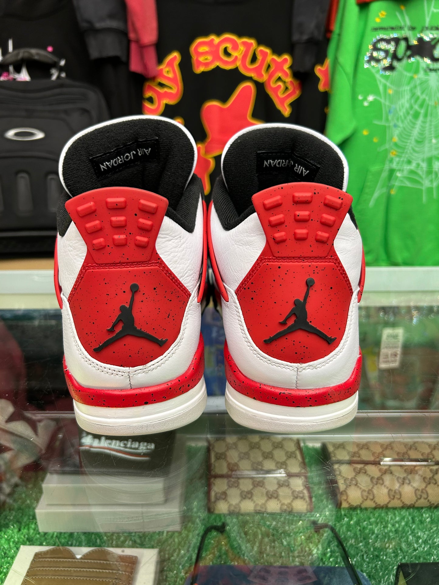 JORDAN 4 RETRO RED CEMENT (PRE-OWNED / WITH BOX)