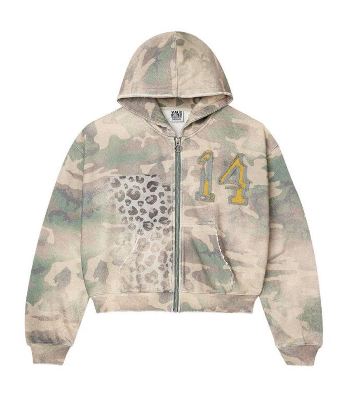 VALE FOREVER CHEETAH CAMO ZIP UP LEOPARD CAMO  (BRAND NEW)