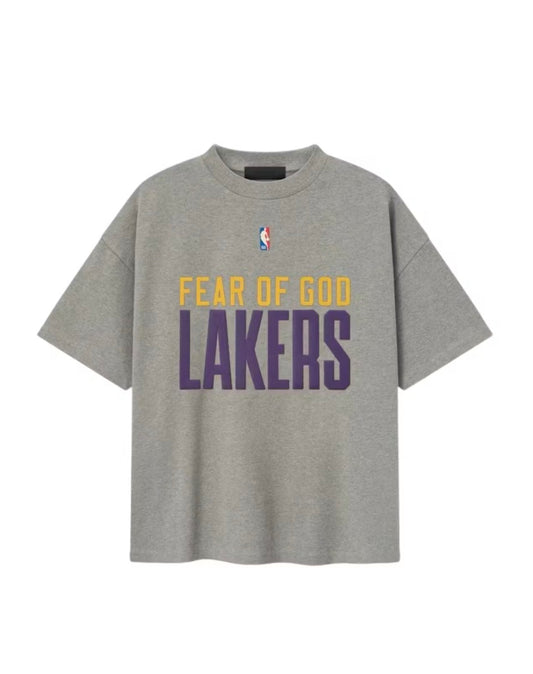 ESSENTIALS FEAR OF GOD LAKERS 90S TEE (BRAND NEW)