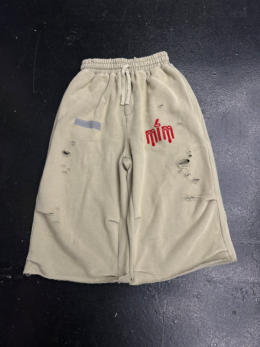 MURD333R FM SWAMP GREEN SHORTS (BRAND NEW)