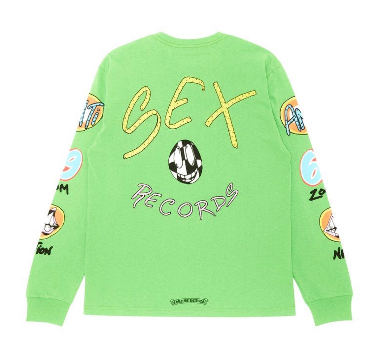 CHROME HEARTS MATTY BOY SEX RECORDS LONG SLEEVE (PRE-OWNED)