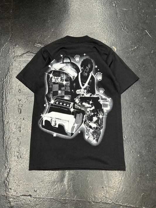 SDL BLACK/ WHITE ROLEX TEE (BRAND NEW)
