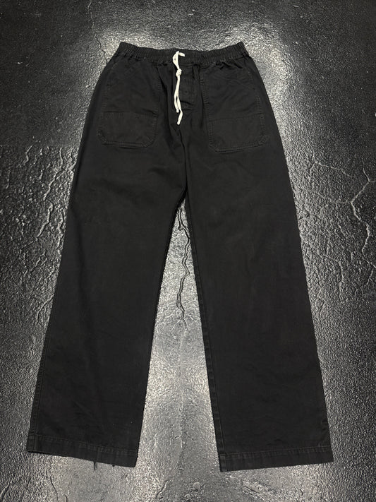RICK OWENS WIDE LEG PANTS (PRE-OWNED)