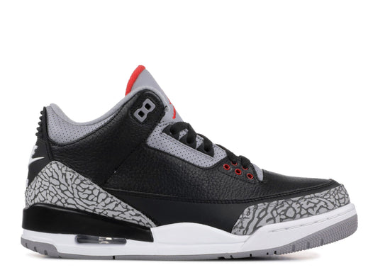 JORDAN 3 BLACK CEMENT 2018 (PRE OWNED W/ BOX)