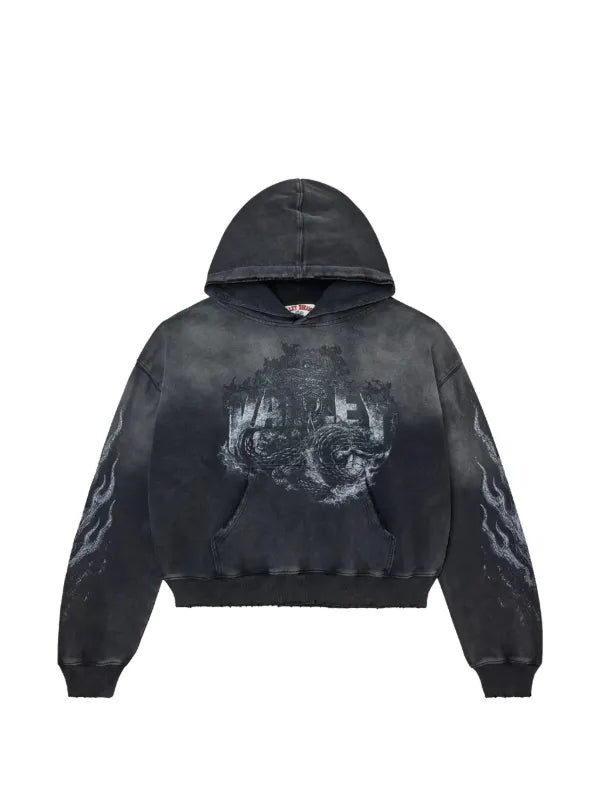 VALE VALLEY FOREVER SERPENT FADED EFFECT HOODIE (BRAND NEW)