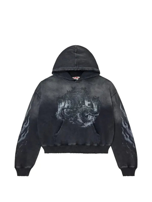 VALE VALLEY FOREVER SERPENT FADED EFFECT HOODIE (BRAND NEW)