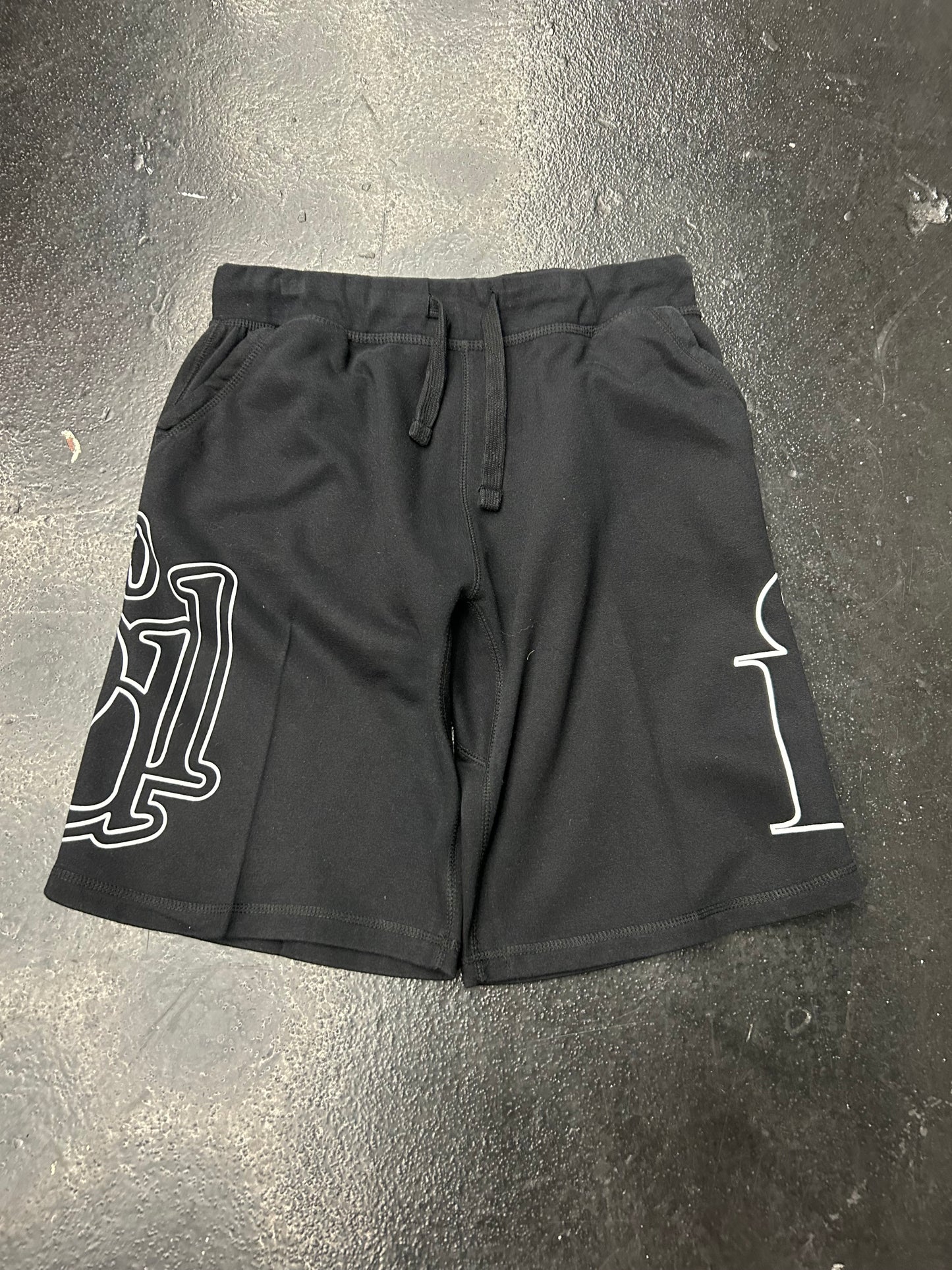 SDL BLACK SIDE LOGO SWEAT SHORTS (BRAND NEW)