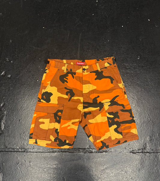 SUPREME RIP STOP CAMO SHORTS