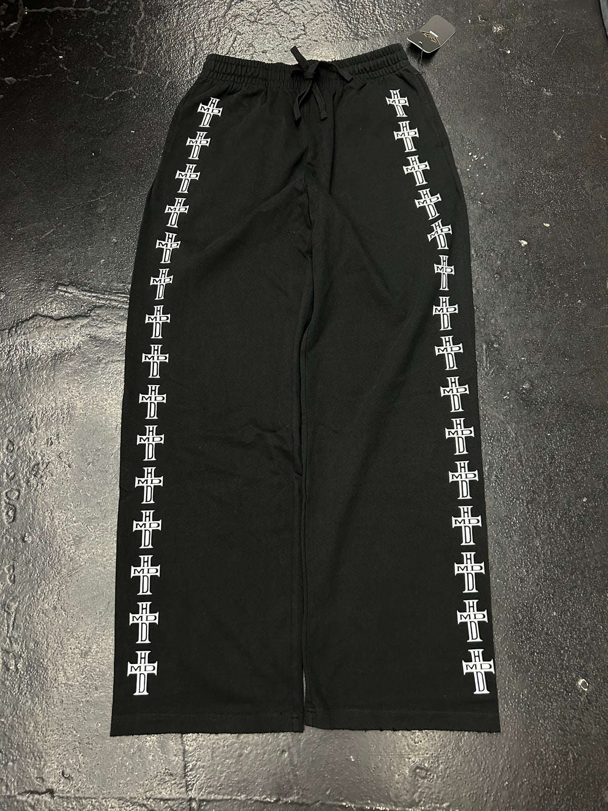HMDD HOLY CROSS SWEATPANTS BLACK (BRAND NEW)