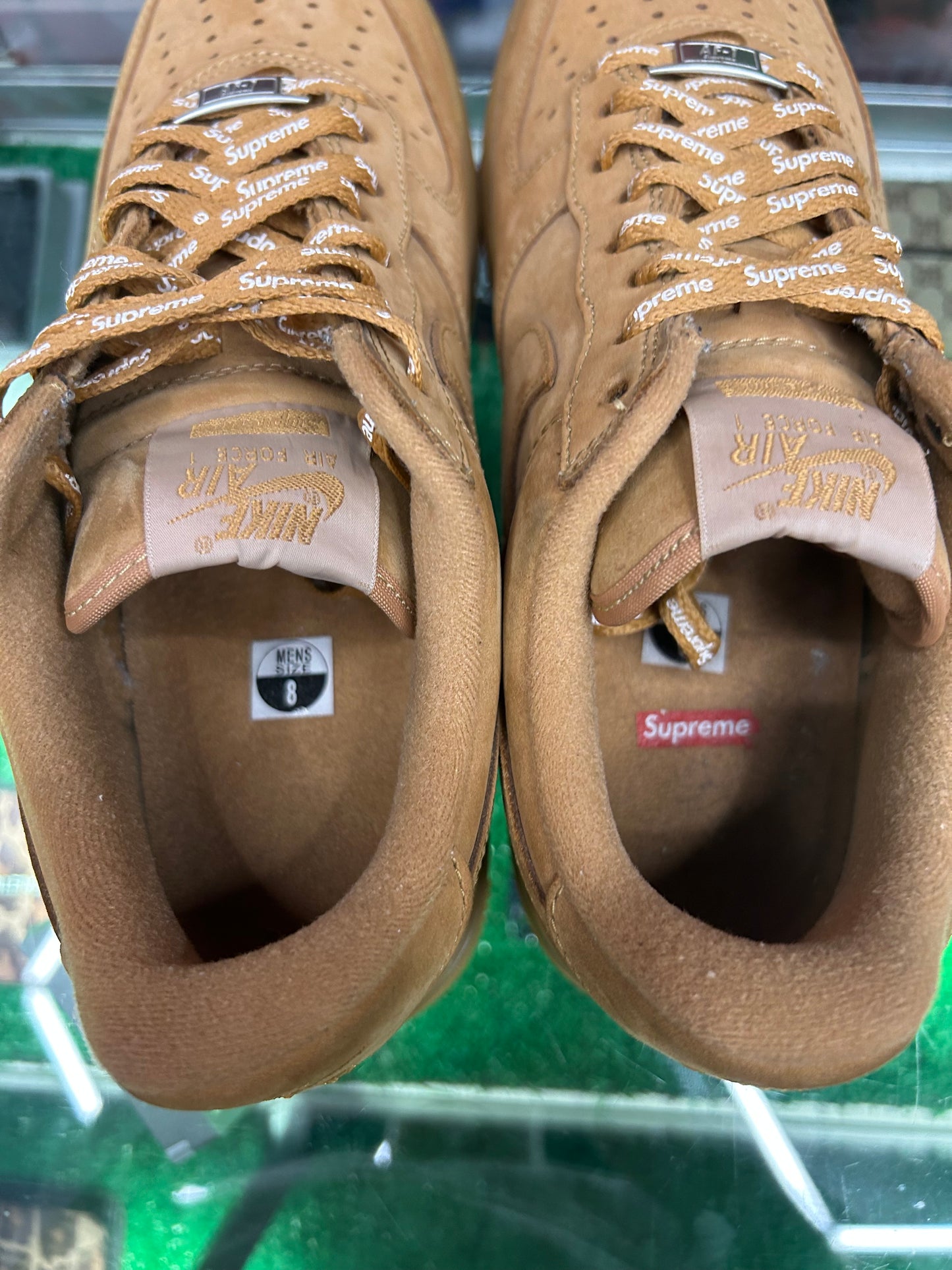 AIR FORCE 1 LOW FLAX (PRE-OWNED W/ BOX)