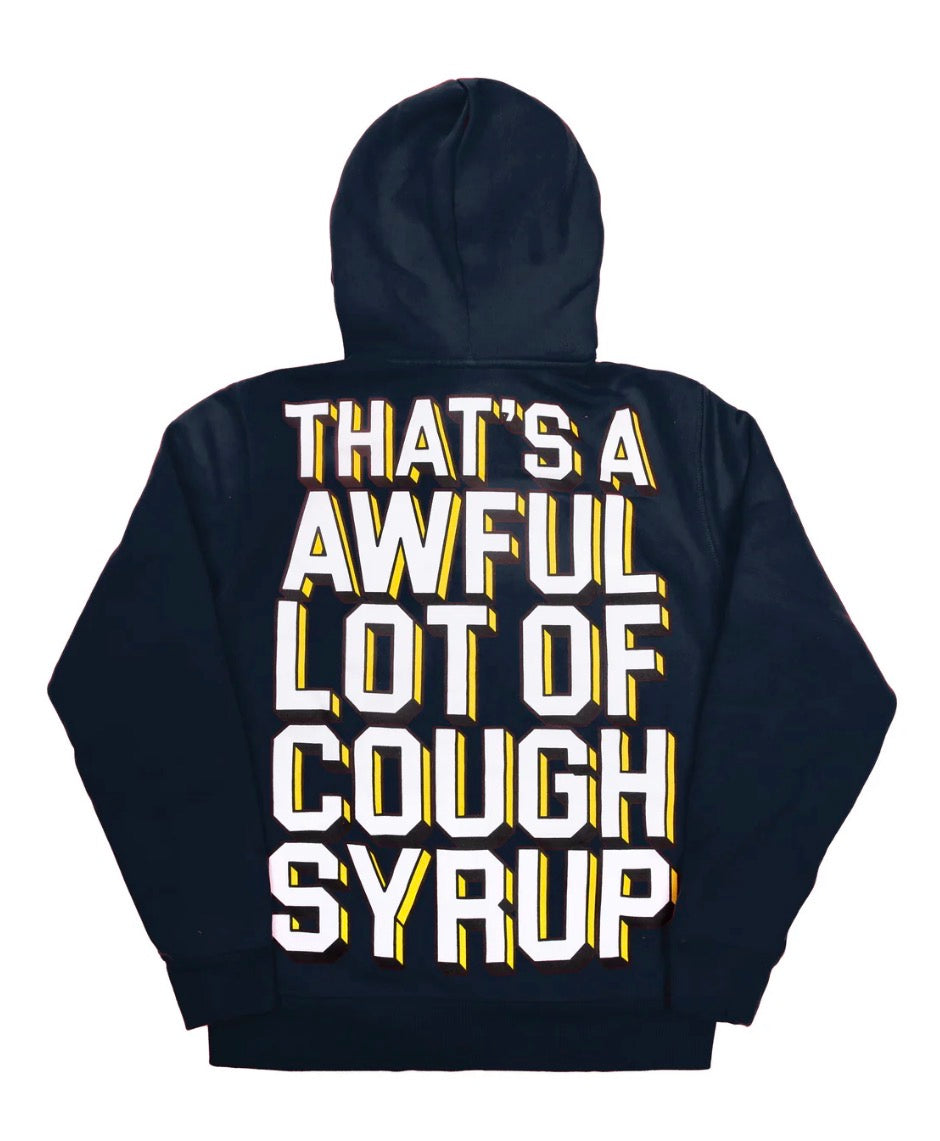 AWFUL LOT OF COUGH SYRUP CARTOON CLASSIC ZIP UP (BRAND NEW)