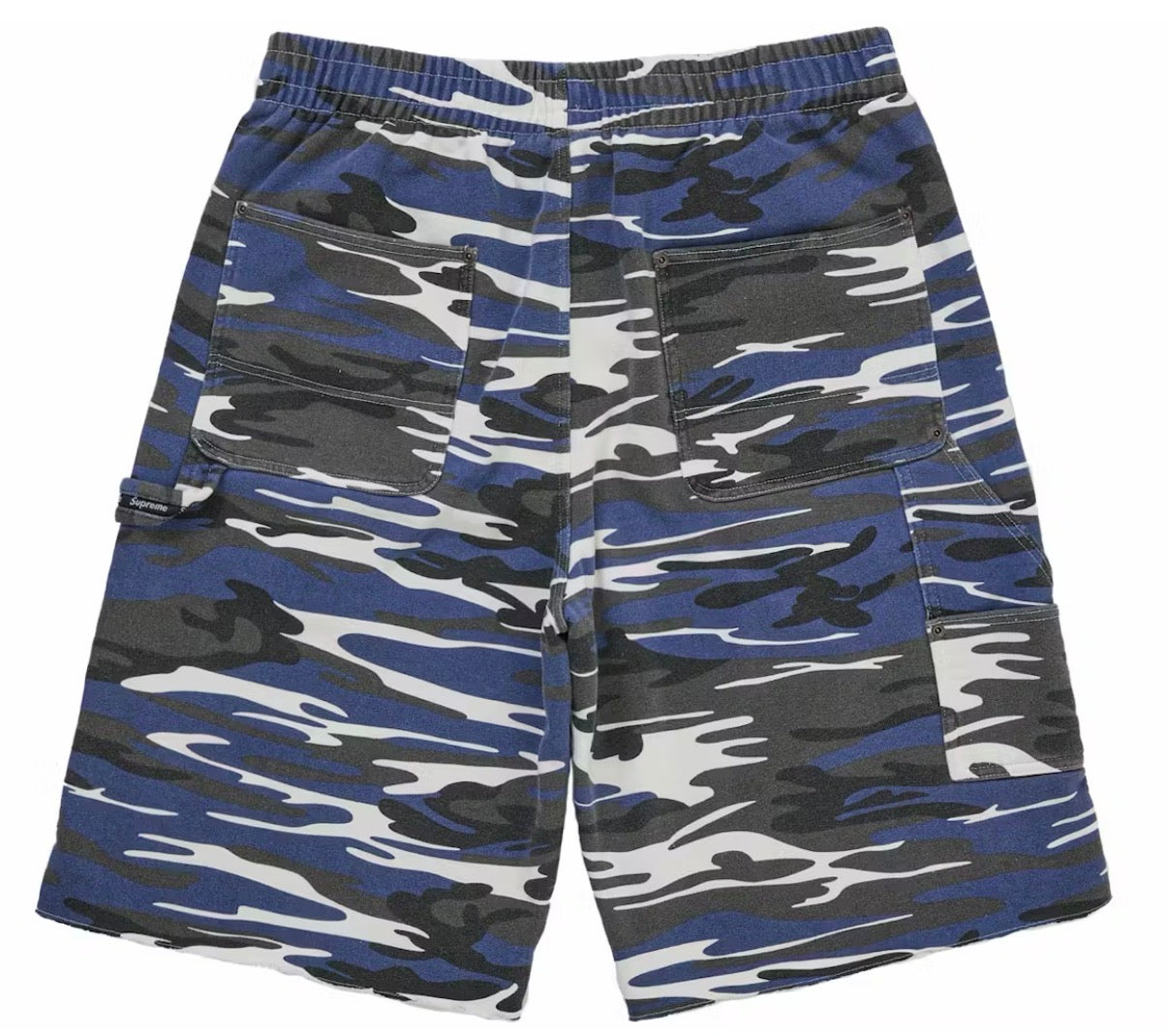 SUPREME DOUBLE KNEE PAINTER SWEAT SHORTS (BRAND NEW)