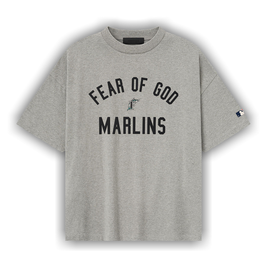 ESSENTIALS MLB MARLING HEATHER GREY TEE (BRAND NEW)