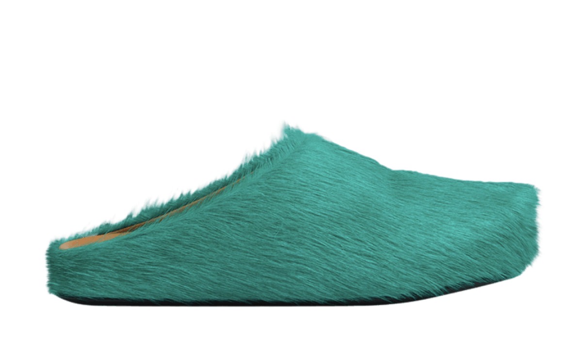 MARNI FUSSBETT SABOT SEAGREEN (PRE-OWNED NO BOX)