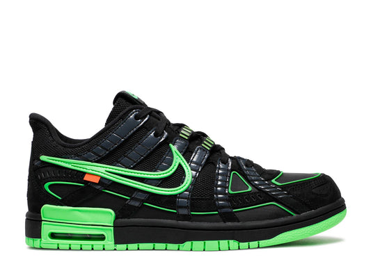 AIR RUBBER DUNK OFF-WHITE GREEN STRIKE (PRE OWNED W/ BOX)