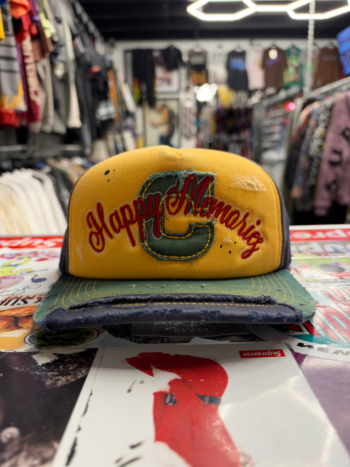 HMDD DISTRESSED TRUCKER HAT (BRAND NEW)