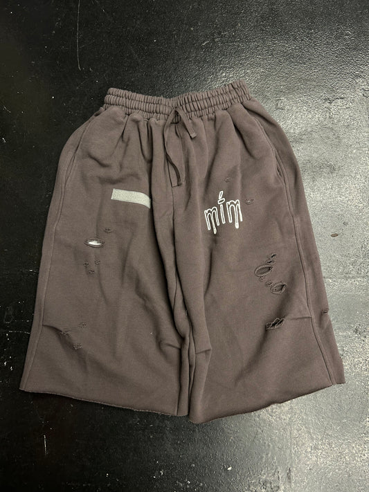 MURD333R FM BROWN SHORTS (BRAND NEW)
