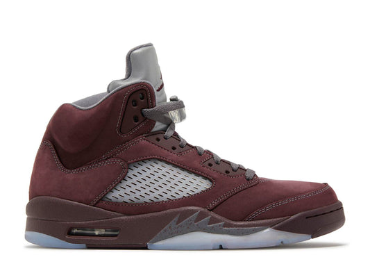 JORDAN 5 BURGUNDY (PRE OWNED W/ BOX)