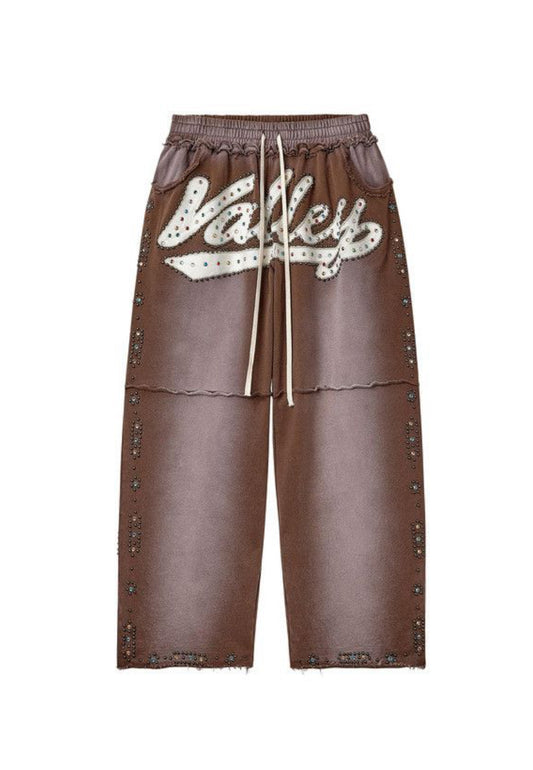 VALE VALLEY FOREVER SKITTLES BROWN SWEATS (PRE-OWNED)