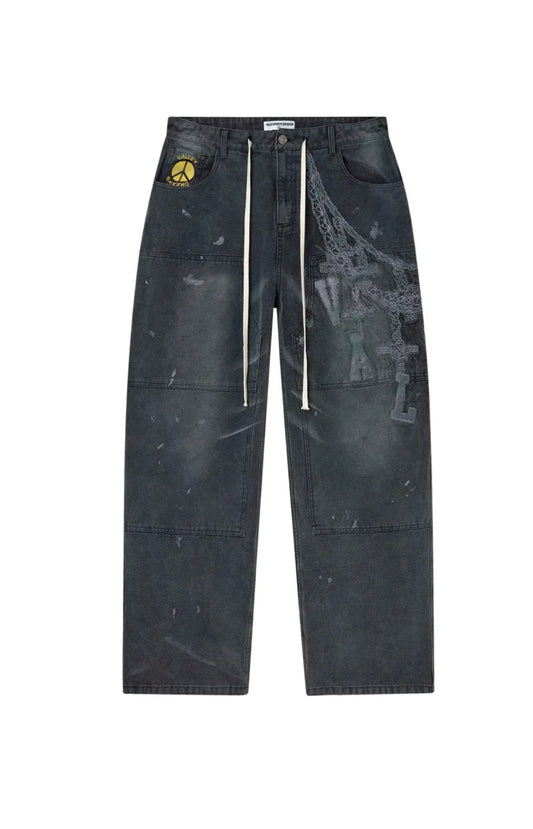 VALE SPORTS DIVISION “ASPHALT” BLACK JEANS (BRAND NEW)