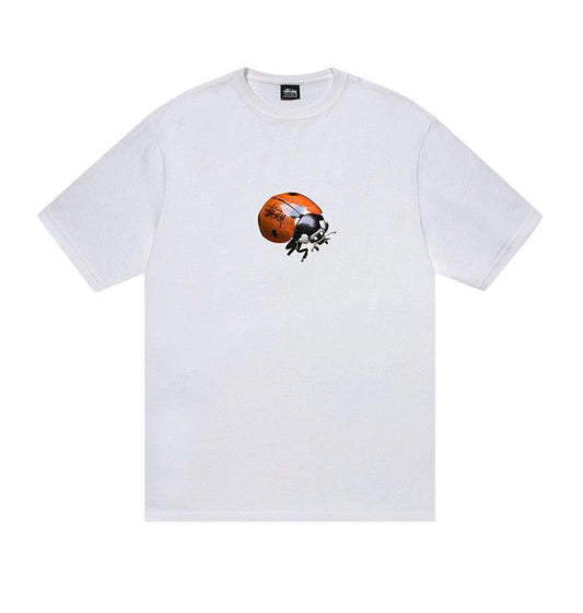 STUSSY LADY BUG WHITE TEE (BRAND NEW)