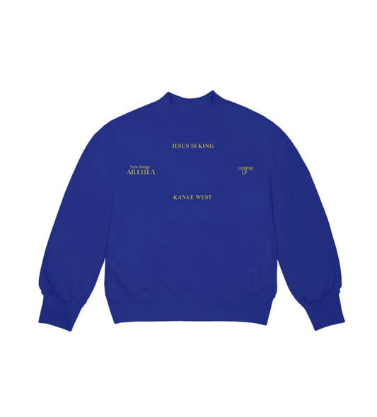 KANYE WEST JESUS IS KING VINYL CREWNECK (BRAND NEW)